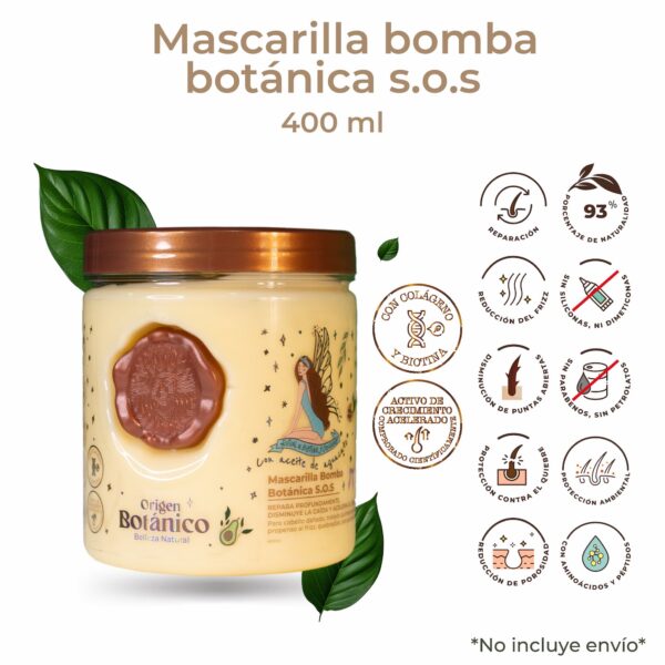 Mascarilla Bomba Botanica S.O.S