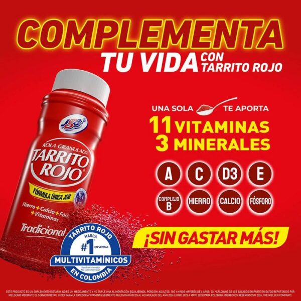 Tarrito Rojo Kola Granulada 330g - Imagen 2