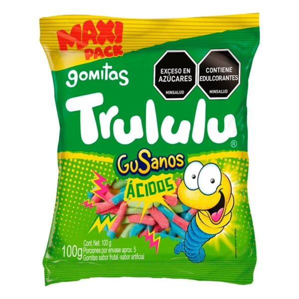 Trululu Gusanos Acidos 100g