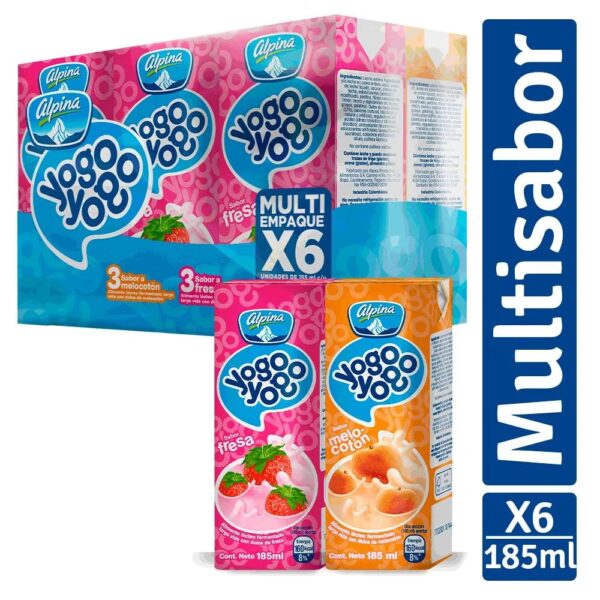 Yogo Yogo Cajita x6 185ml