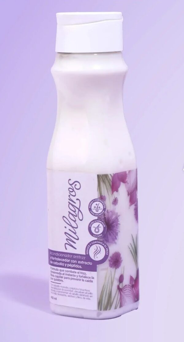 Acondicionador Antifrizz Y Fortalecedor De Cebolla Milagros