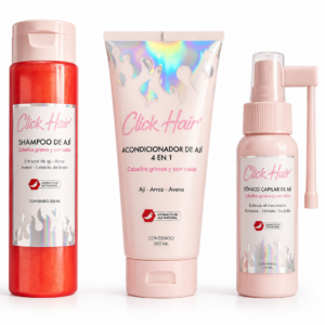 Kit Aji Anticaida Click Hair + Tonico 60ml